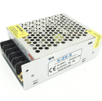 Блок живлення 5В LEDTech S-25-5 5А 25Вт перфорований